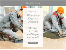 Tablet Screenshot of exquisite-flooring.com